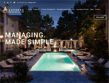 Tablet Screenshot of anterra.com